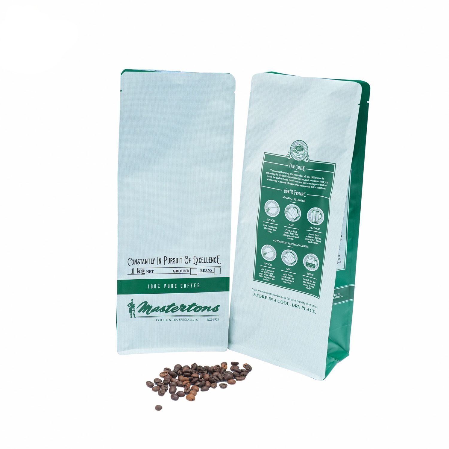 Kaffee Flachbodenbeutel