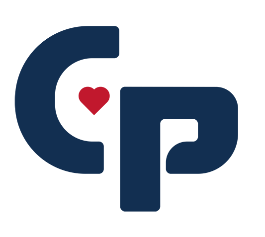 Buntes Verpackungs -CP -Logo